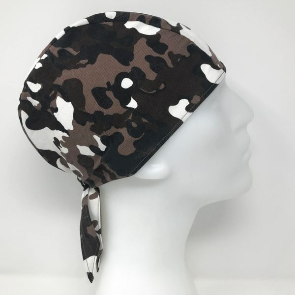 Dark-Brown Camouflage Do-Rag