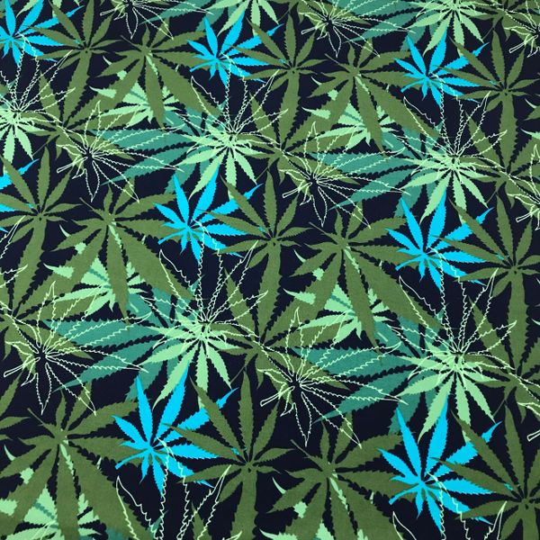 Cannabis (Green+Blue) Bandana
