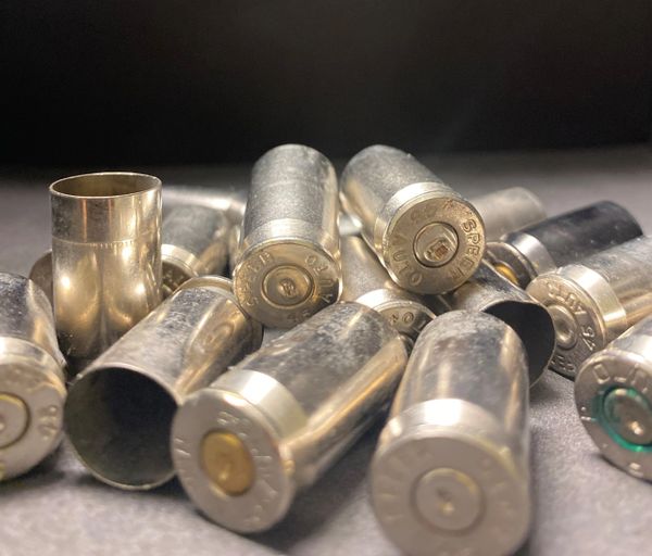 45 ACP Nickel Plated Range Brass