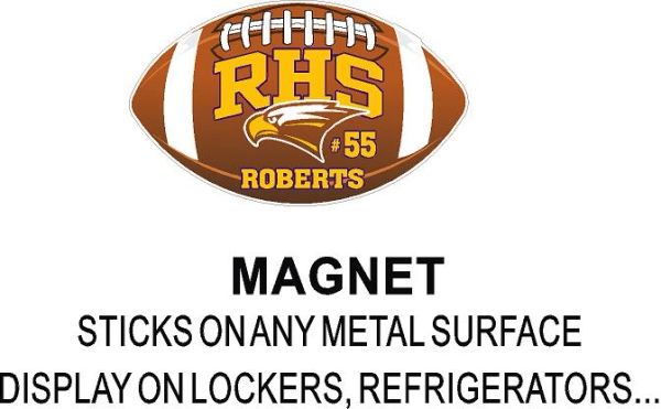 RHS HS EAGLES FOOTBALL Magnet