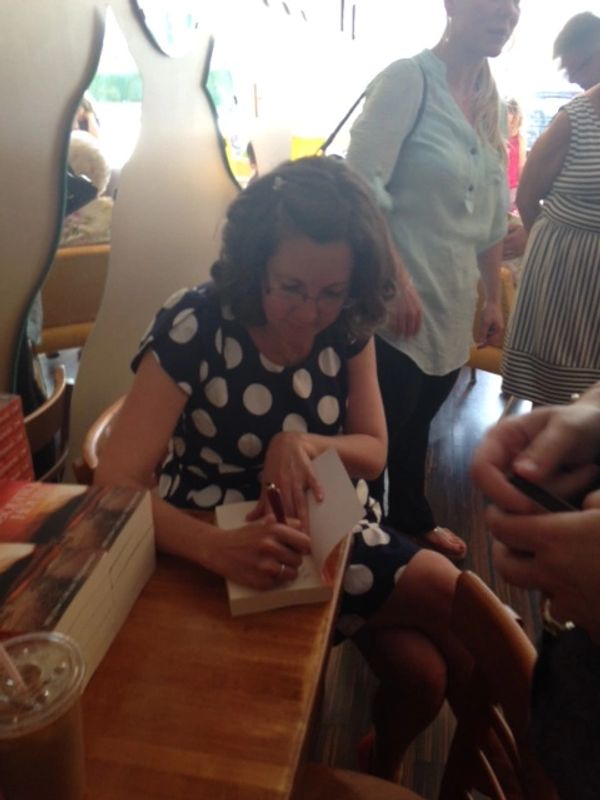 Melissa Corliss DeLorenzo, author of The Mosquito Hours, Book Launch, New Bedford, MA, 2014. 