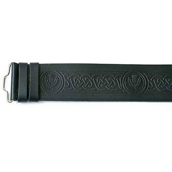 Celtic Thistle Velcro Belt
