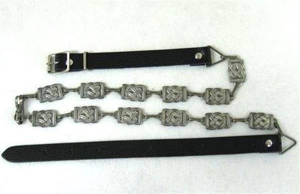 Celtic Sporran Chain Belt - Antiqued