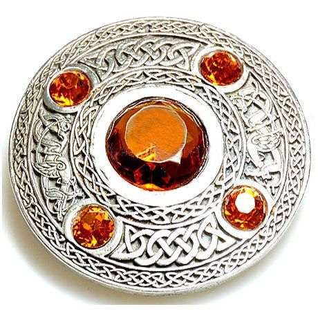 5 Stone Brooch