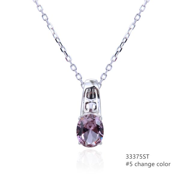 925 STERLING SILVER COLOR CHANGEABLE PENDANT-33374-5