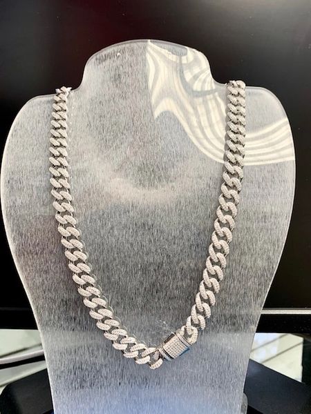 Silver on sale stone chain