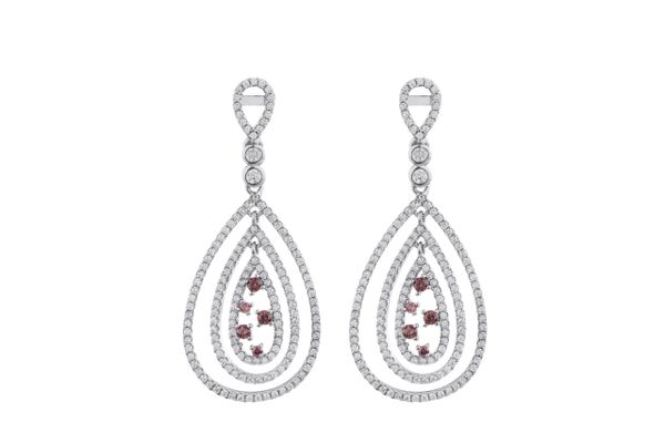 22cz33 EARRINGS 925 SILVER CUBIC ZIRCON