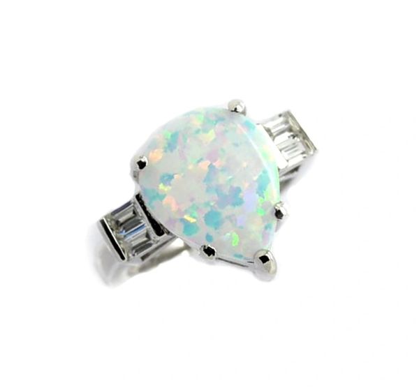 925 SILVER BLUE LAB OPAL MARQUISE RINGS ,11ST01-K17