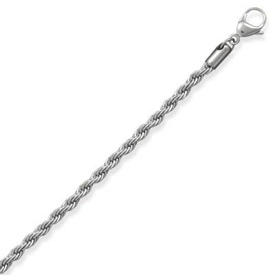 STAINLESS STEEL 3MM ROPE CHAINS ,ROP3