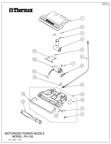 AF-1 Power Nozzle Diagram