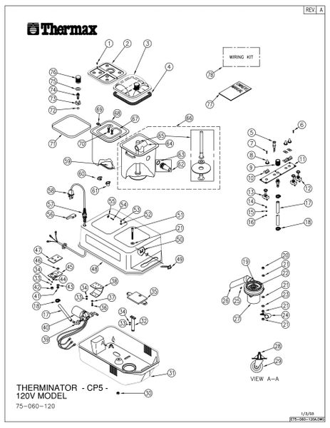 CP-5 Main Unit Diagram