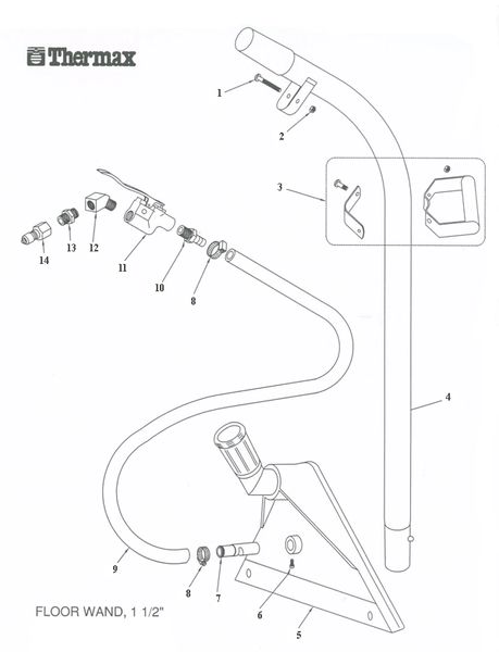 CP-5 Floor Wand Diagram