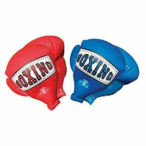 Banzai Giant Mega Inflatable Blue Pair Of Boxing Gloves Outdoor Fun - boxing glove roblox