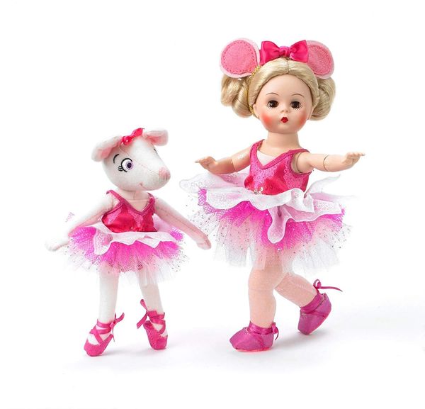 Madame Alexander Wendy Loves Angelina Pink Ballerina Plush Mouse and 8 Doll