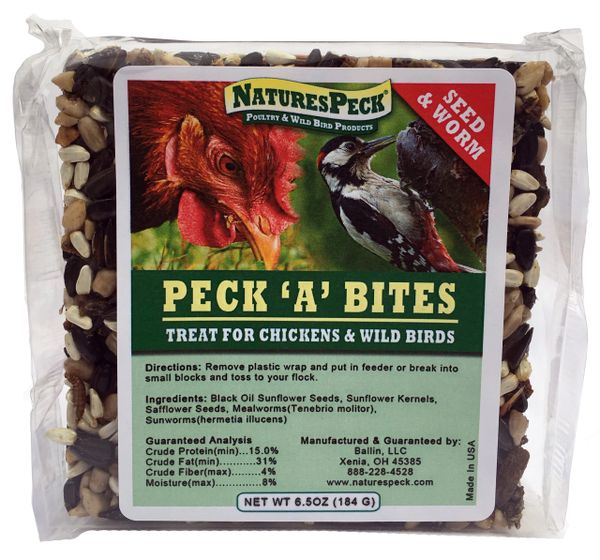 Peck 'A' Bites - Seed & Worm