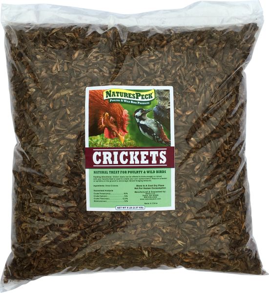 NaturesPeck Dried Crickets - (5 lb)
