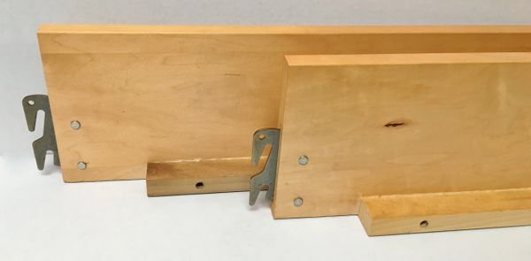 BH104-Natural 76 TwinFull Bed Rails
