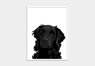 A dog pet portrait.