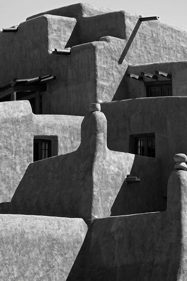 black and white photography,  Gerald Hill photography, Abstract architecture, adobe  bldg, photo's 