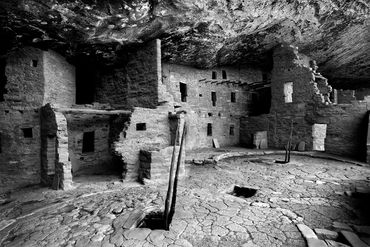 black and white photography,  G Hill photography for sale, southwest, home decor, Mesa Verde, ruins 