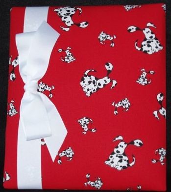 Baby Memory Book with Red Dog Print