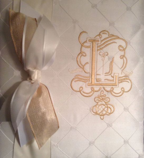 Wedding Memory Books in Silk Knots