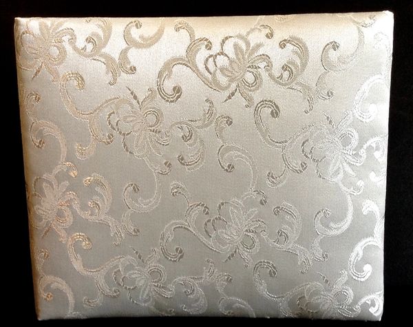 Guest Book in Silk Brocade