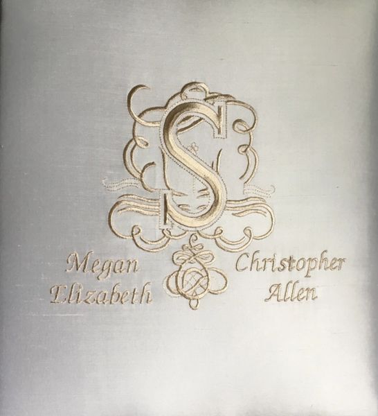 Wedding Memory Books, Bridal Memory Albums, Wedding Monogram | Simple ...