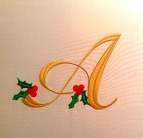 Mistletoe Monogram