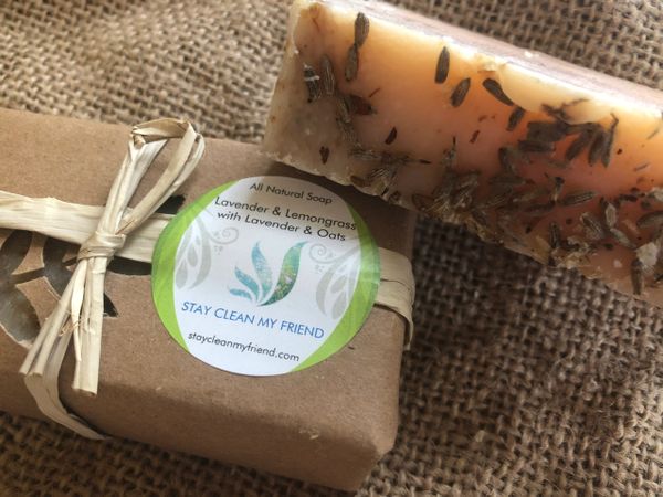 Making Natural Soap with Lavender Essential Oil and Oatmeal