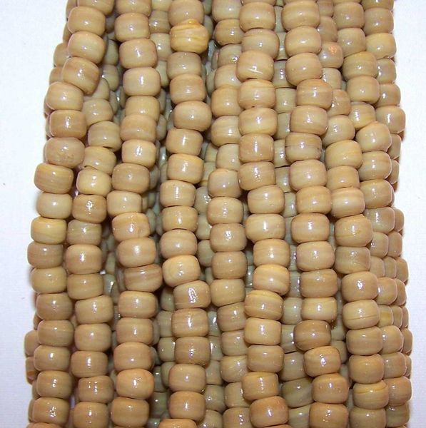 Crow Beads - Opaque Tan