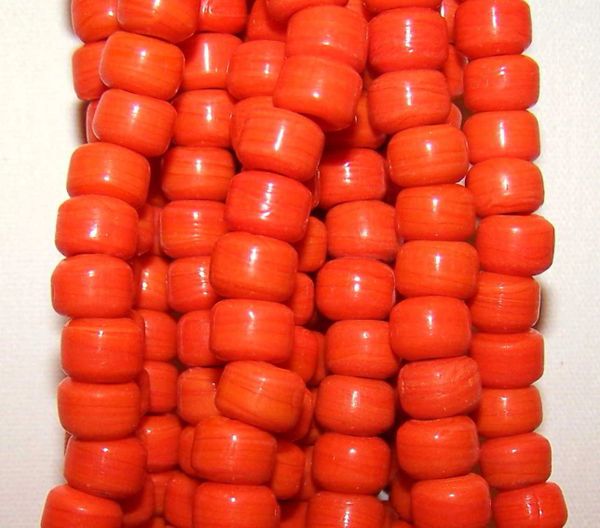 Crow Beads - Opaque Orange