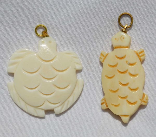 Bone Turtle Pendant