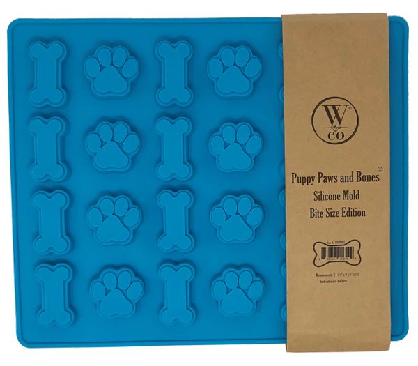 Puppy Paws and Bones ® Bite Size Edition Silicone Molds - Set of 2