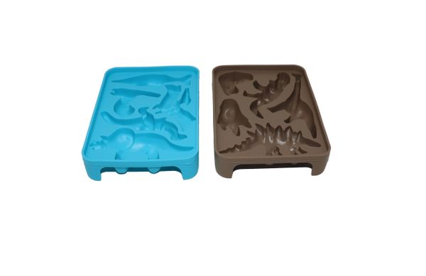 Dino Silicone Chocolate Mould Dinosaur ice Cube Tray Craft Fun