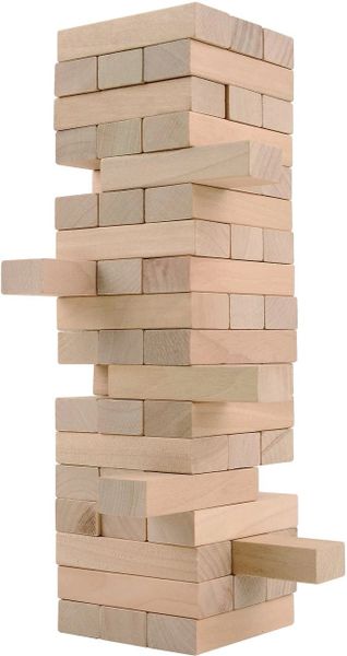 Tower Wood Block Stacking Game – Original Edition (48 Pieces)