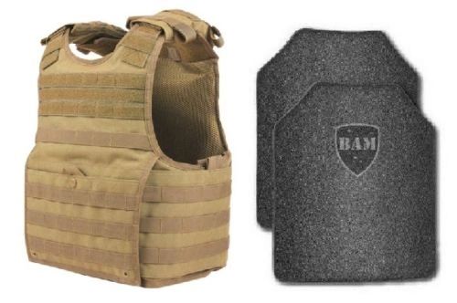 Body Armor Bullet Proof Vest Ar500 Steel Plates Base Frag C River Ridge Enterprises