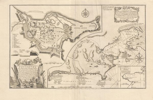 A Plan of the City and Harbour of Louisburg with the French Batteries...