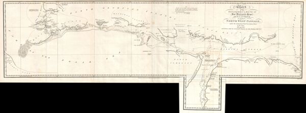 Chart of the Discoveries & Route of his Majesty's Ships Helca and Griper in search of a Northwest Passage...