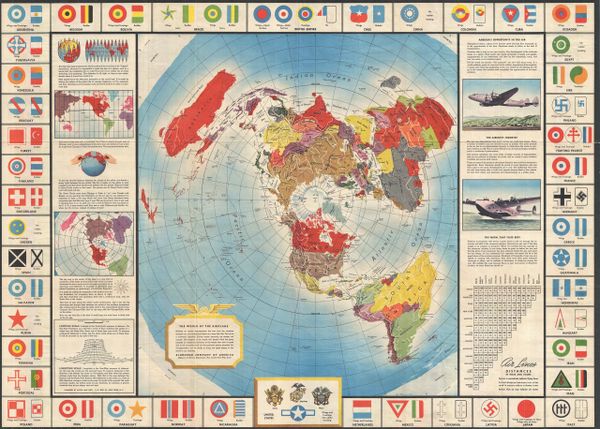 Global Map for Global War and Global Peace.