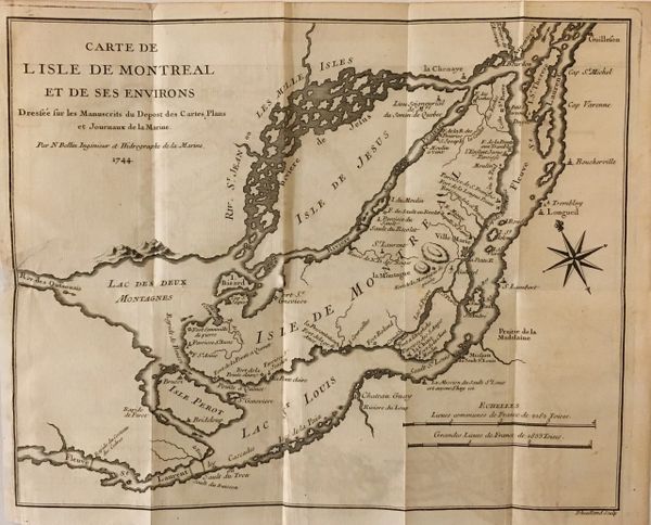 Carte de l'isle de Montreal et de ses environs...