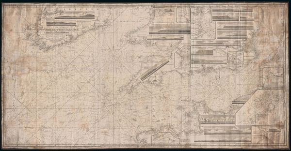 John William Norie map, A Chart of the British Channel...