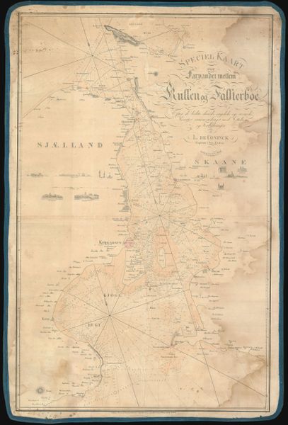 Louis de Conink Chart, Speciel Kaart over Farvandet mellem Kullen og Falsterboe...