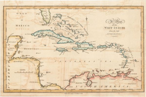 John Stockdale map, A Map of the West Indies from the best Authorities.