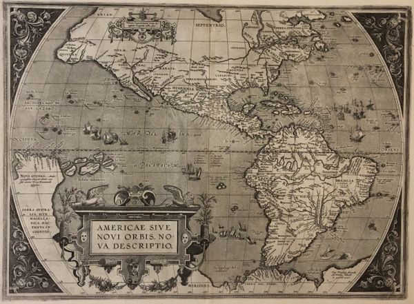 Ortelius, Americae sive Novi Orbis, Nova Descriptio.