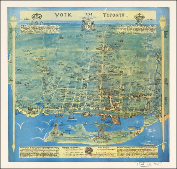 York 1834. Now Incorporated as the City of Toronto.