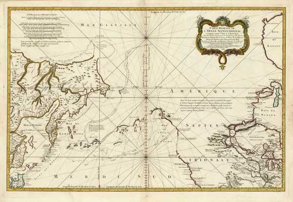 Carte Réduite de l’Océan Septentrional compris entre l’Asie et l’Amérique suivant les découvertes qui ont été faites par les Russes