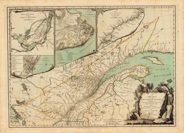 A New Map of the Province of Quebec, According to the Royal Proclamation, of the 7th of October, 1763, from the French Surveys Connected with those Made after the War by Captain Carver, and others in His Majesty's Service