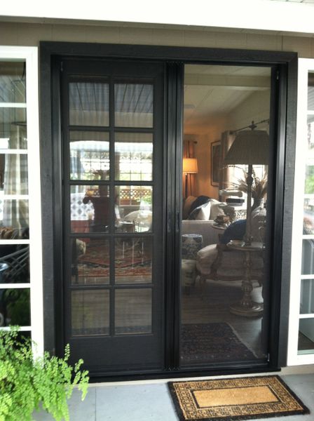 Double French Roll-Away® Screen Doors | THE SCREEN LADY®, INC