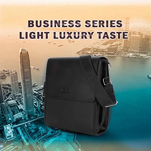 Leathario Men's Leather Shoulder Bag Crossbody Bag For Men Small Messenger  For Work Business Satchel Travel : Clothing, Shoes & Jewelry 